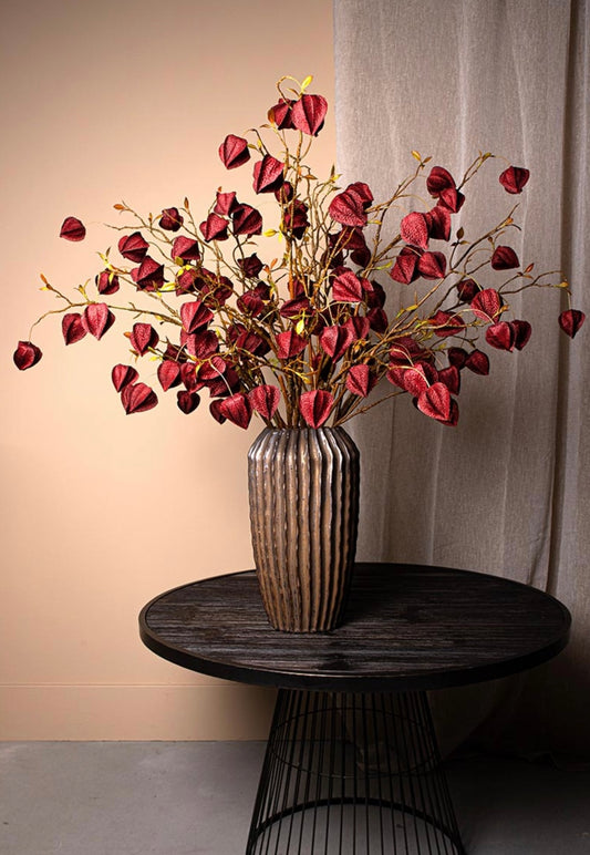 Burgundy Red Lantern Flower
