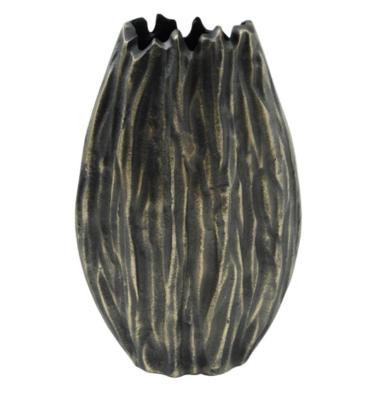 Vase aluminium grey