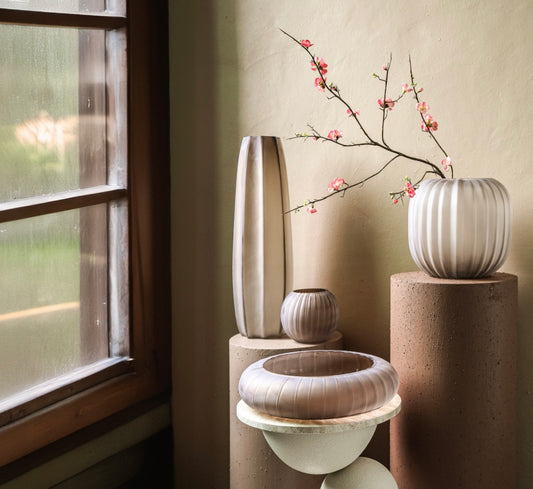 Vase Levente Sand High PTMD