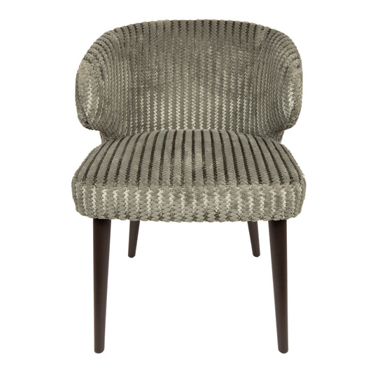 Fiori Green 13 dining chair dark brown