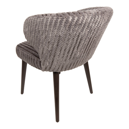 Fiori Taupe 19 dining chair dark brown