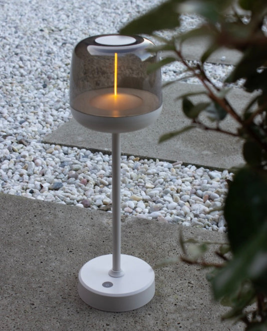 Tafellamp Rond Hoog Beige