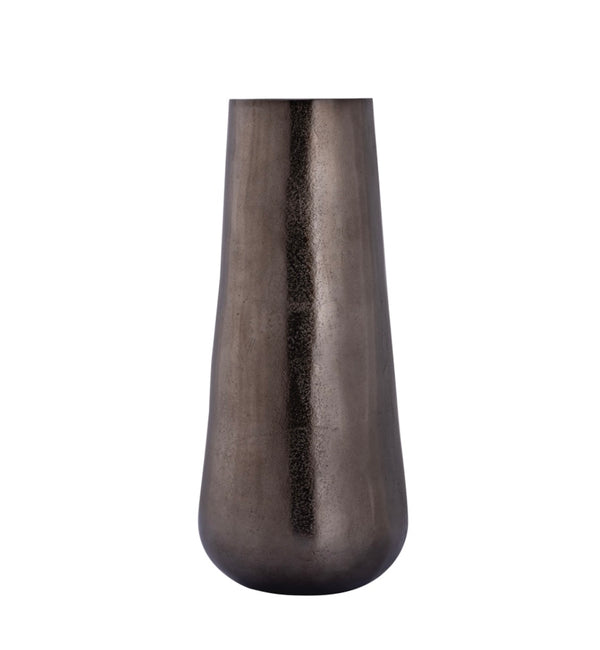 Finnick Black Aluminium Pot M- Vaas- Hotel Chique- Japandi
