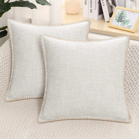 Chenille Kussenhoes – Luxe Farmhouse Stijl | Fluweelzacht & Duurzaam | 30x50 t/m 50x50 cm